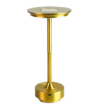 آباژور رومیزی طلایی