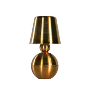 آباژور رومیزی مینیمال طلایی