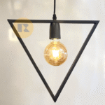 آویز مثلث فلزی تک شعله