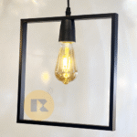 آویز مربع فلزی تک شعله