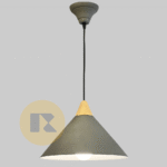 آویز قیفی طوسی