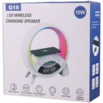 اسپیکر بلوتوثی دارای شارژر وایرلس مدل Q18 - Image 4