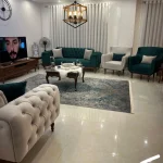 لوستر چند وجهی چوب و فلز ۴ شعله - Image 4